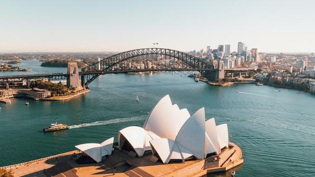 Sydney Opera House and harbour